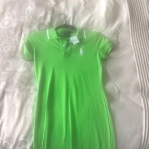 Polo Ralph Lauren green dress xs